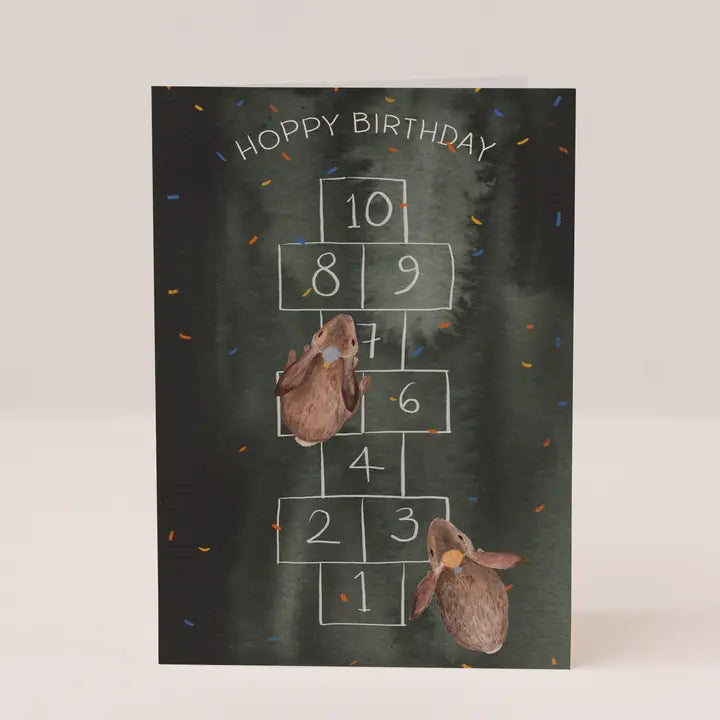 Hoppy Birthday Card