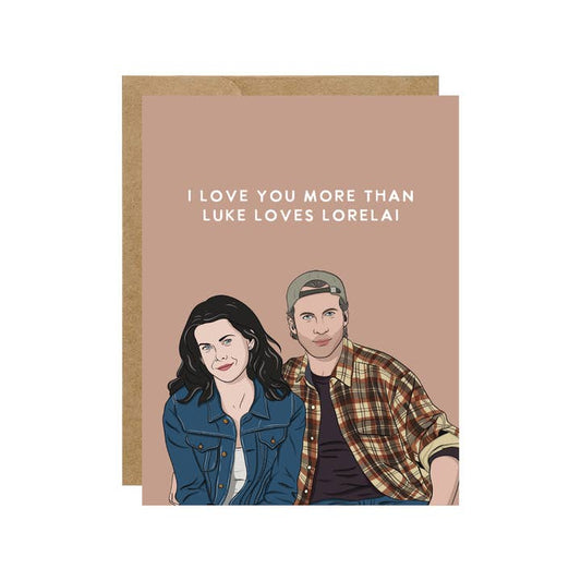 Luke Loves Lorelai Y2K Cozy Fall Pop Culture Card