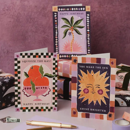 Squeeze The Day Oranges Card