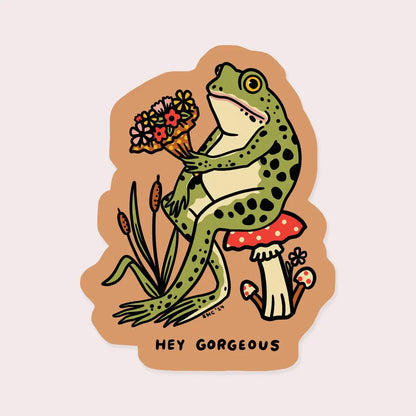 S93 Hey Gorgeous Vinyl Sticker