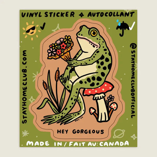 S93 Hey Gorgeous Vinyl Sticker