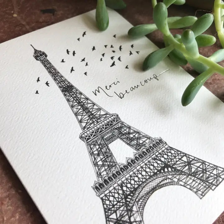 Eiffel Merci Card
