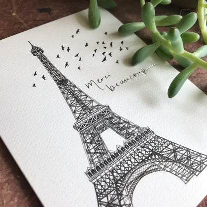 Eiffel Merci Card