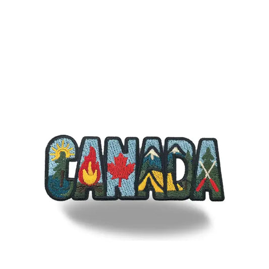 #15 Canada Letter Embroidered Patch - Outdoor Adventure Design