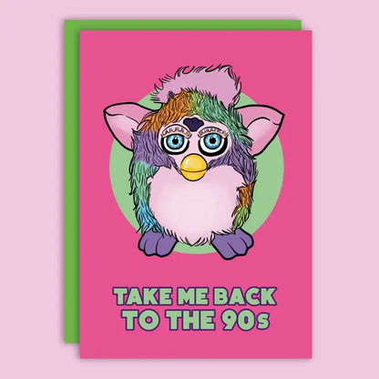 90s Nostalgic Birthday Greeting Card