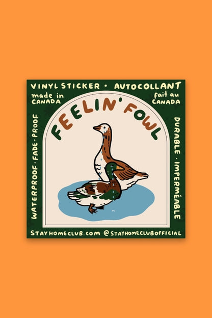 S63 Fowl Vinyl Sticker