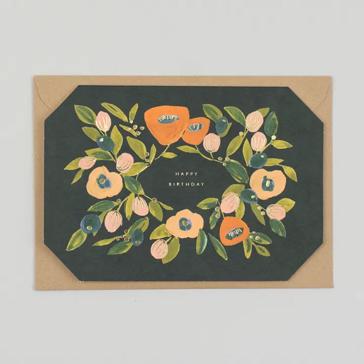 Happy Birthday Shaped Greeting Card