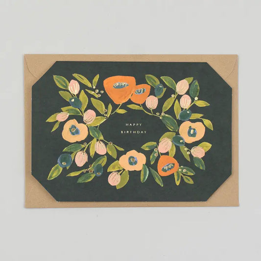 Happy Birthday Shaped Greeting Card