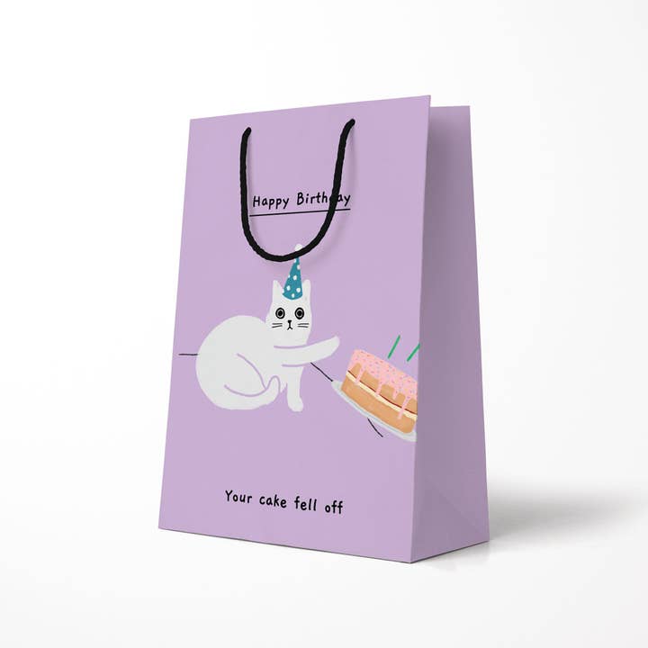 Your Cake Fell Off Large Gift Bag