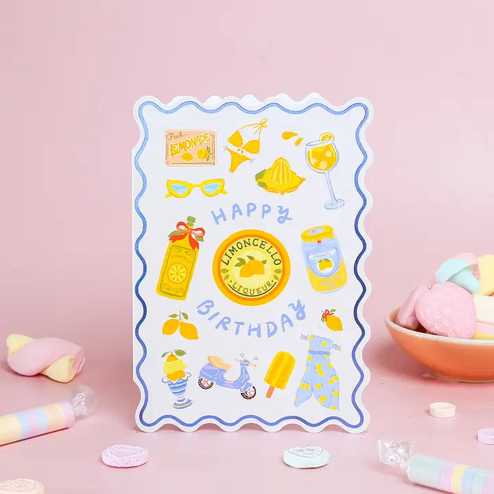 Happy Birthday Lemon Card