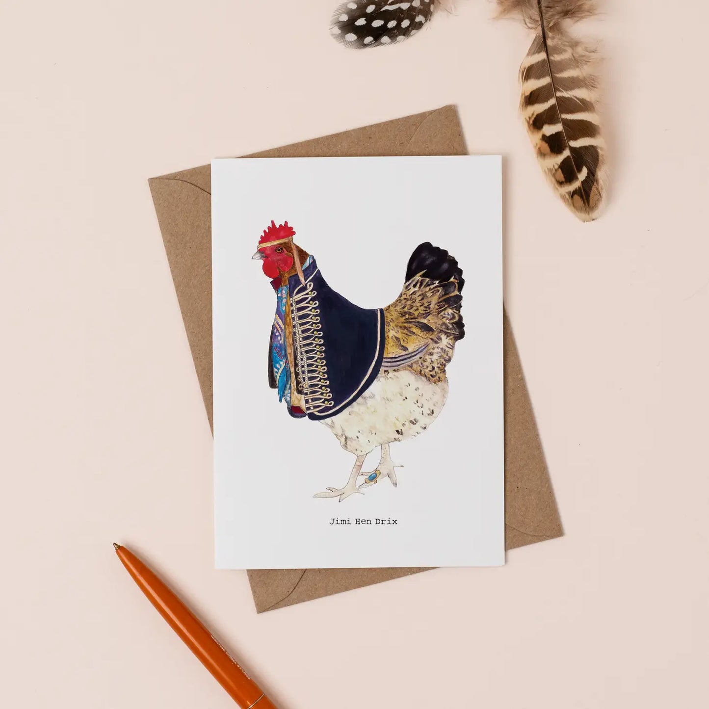 Jimi Hen Drix Card