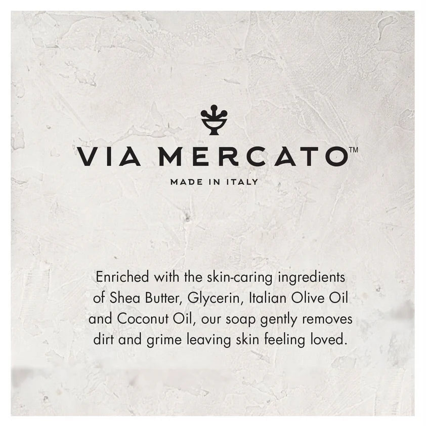 Via Mercato No.3 Soap - Pepe Rosa Lavender + Vanilla Bean