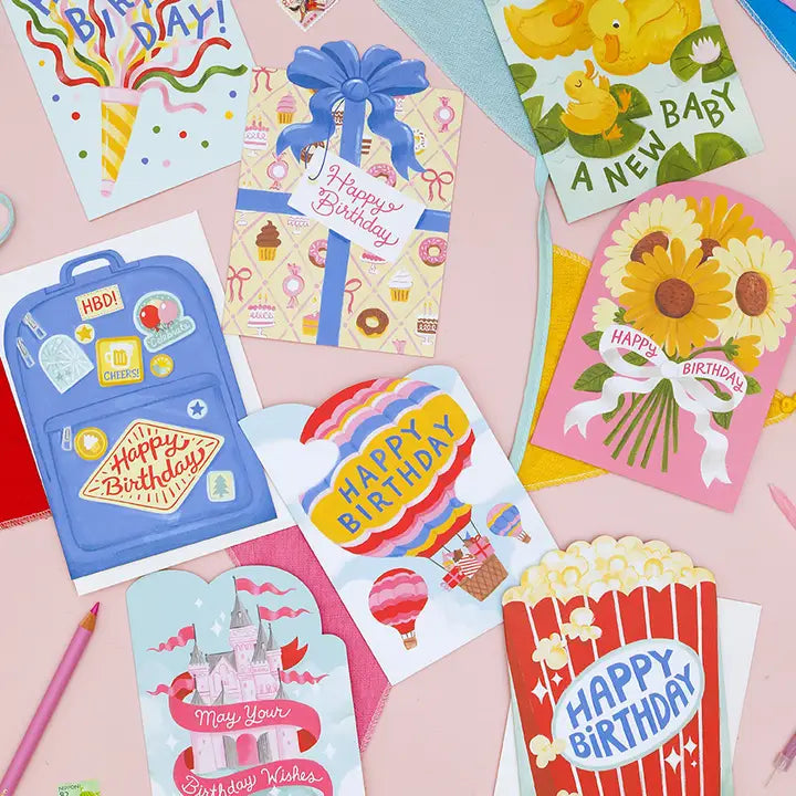 Party Popper Greeting Card