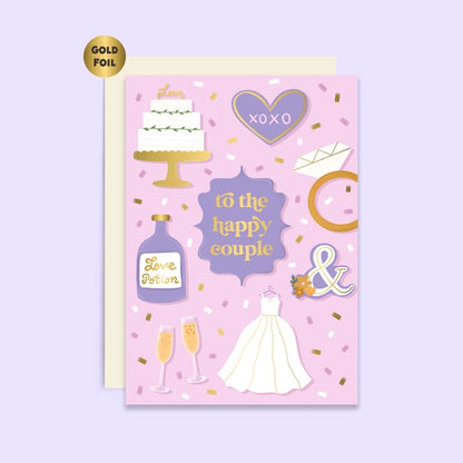 To The Happy Couple Wedding Card