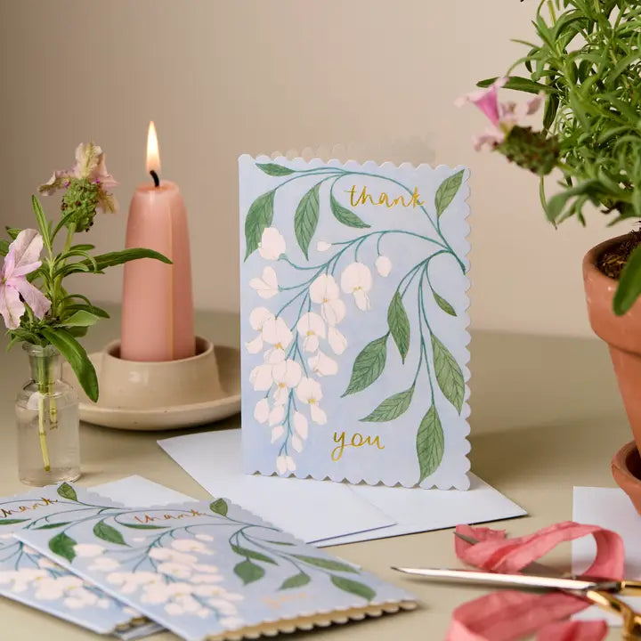 Wisteria Thank You Card