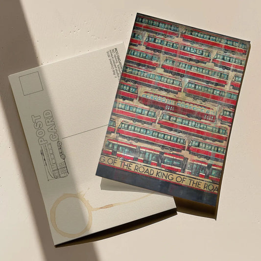 King of the Road Toronto Streetcar Postcard