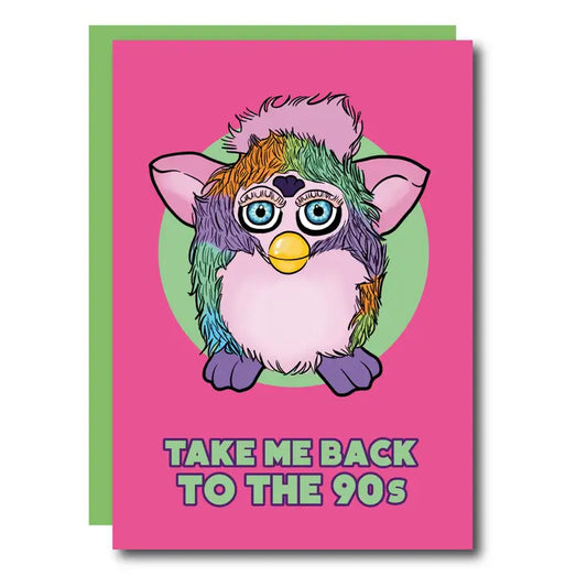 90s Nostalgic Birthday Greeting Card