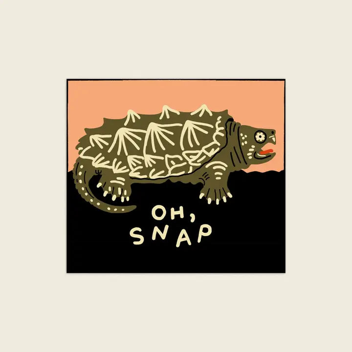 S104 Oh Snap Vinyl Sticker