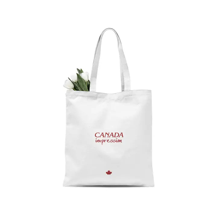 Canada Coast To Coast Canvas Tote Bag