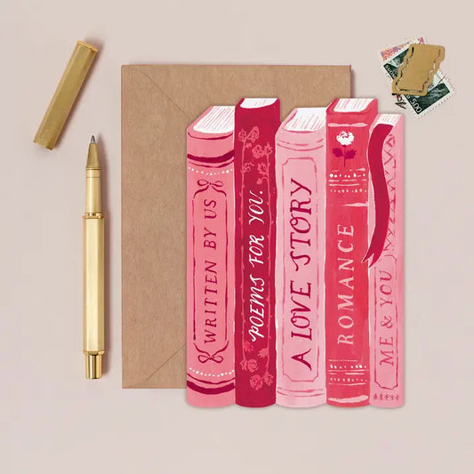 Love Story Books Card