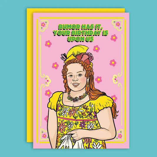 Rumor Has It Funny Birthday Greeting Card