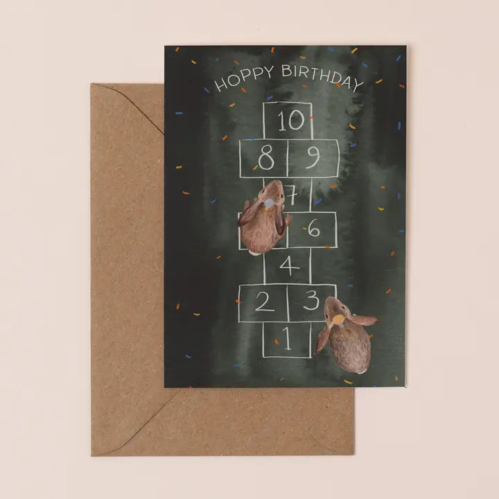 Hoppy Birthday Card