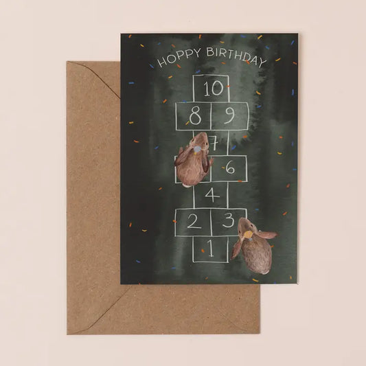 Hoppy Birthday Card