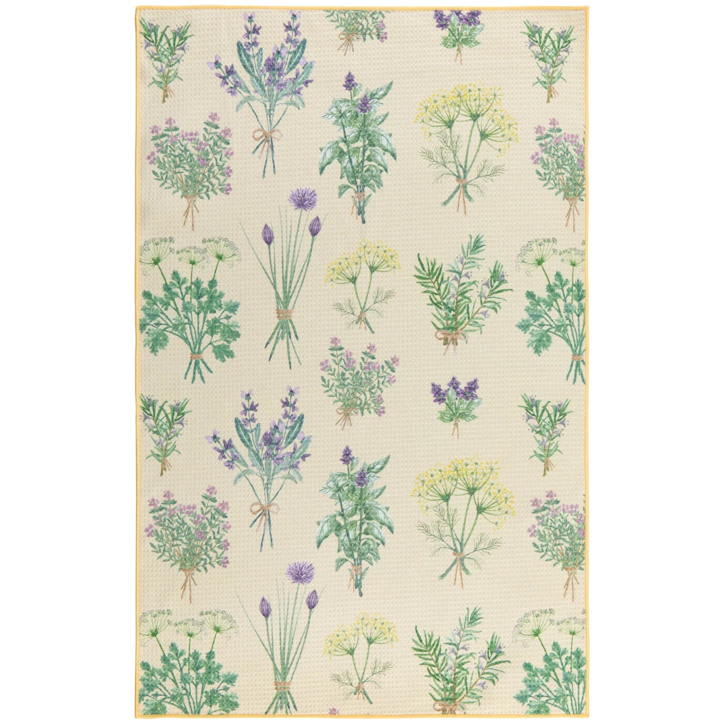 Fresh Herbs Recycled Microfibre Dishtowel