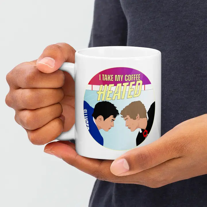 I Take My Coffee Heated Mug - Heated Rivalry Inspired Mug