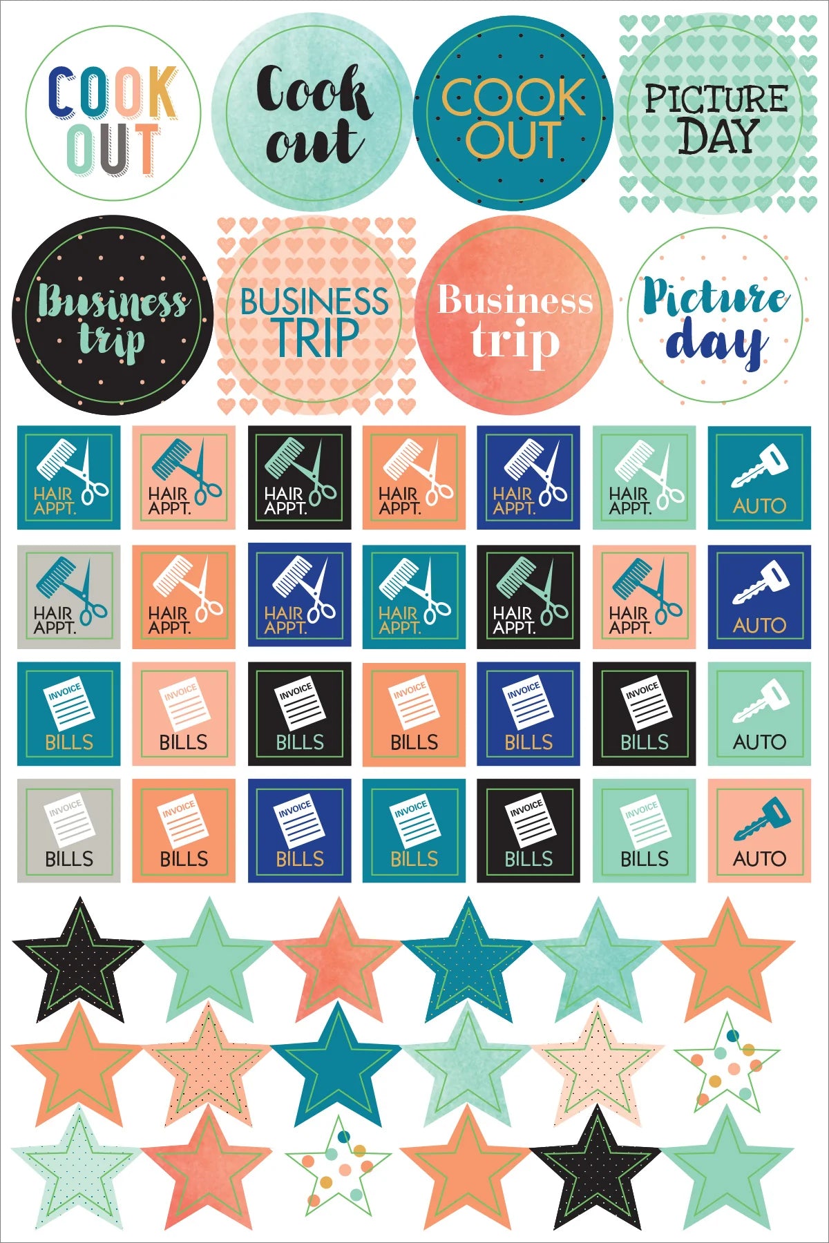 Mom's Planner Stickers