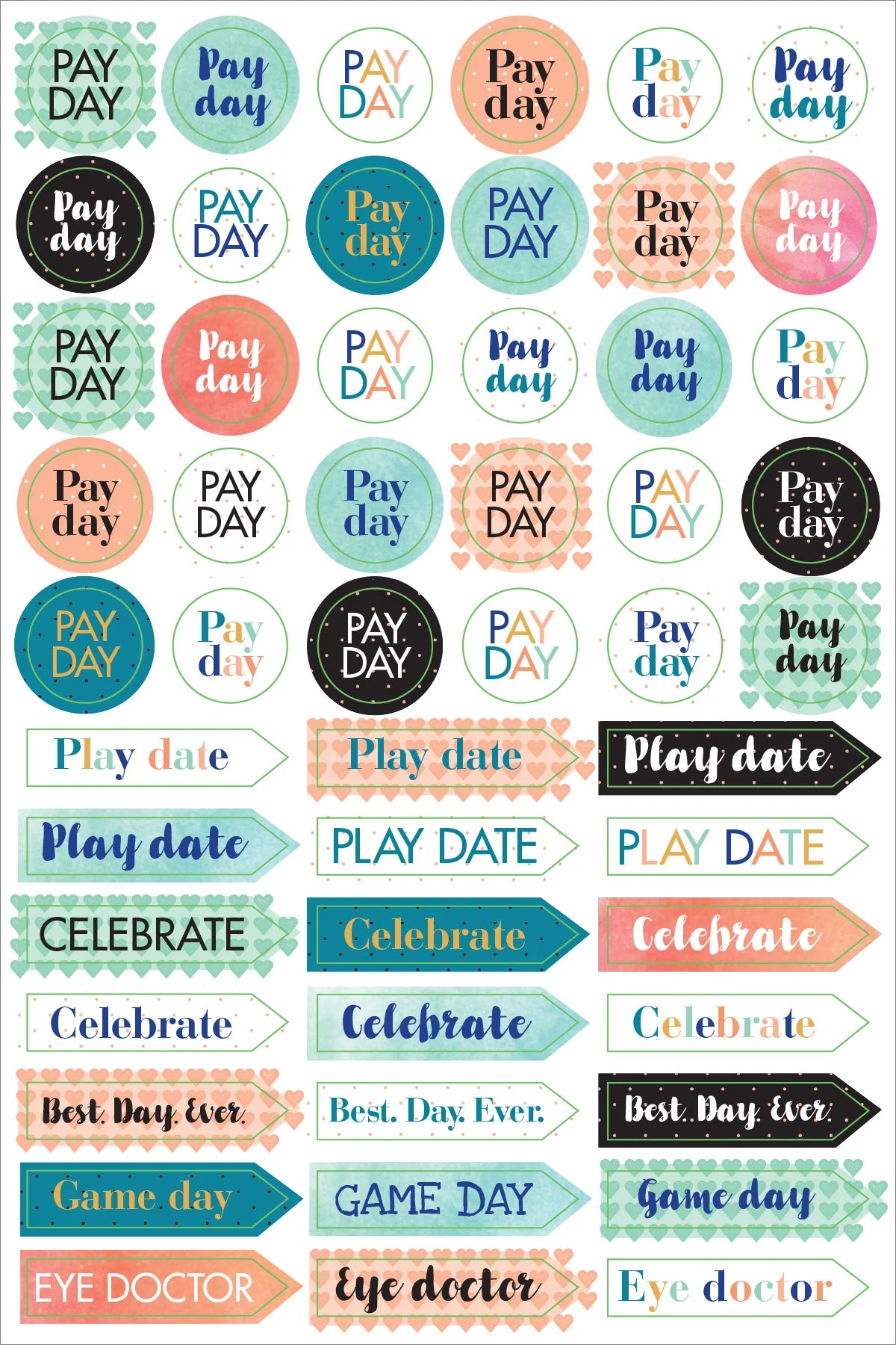 Mom's Planner Stickers