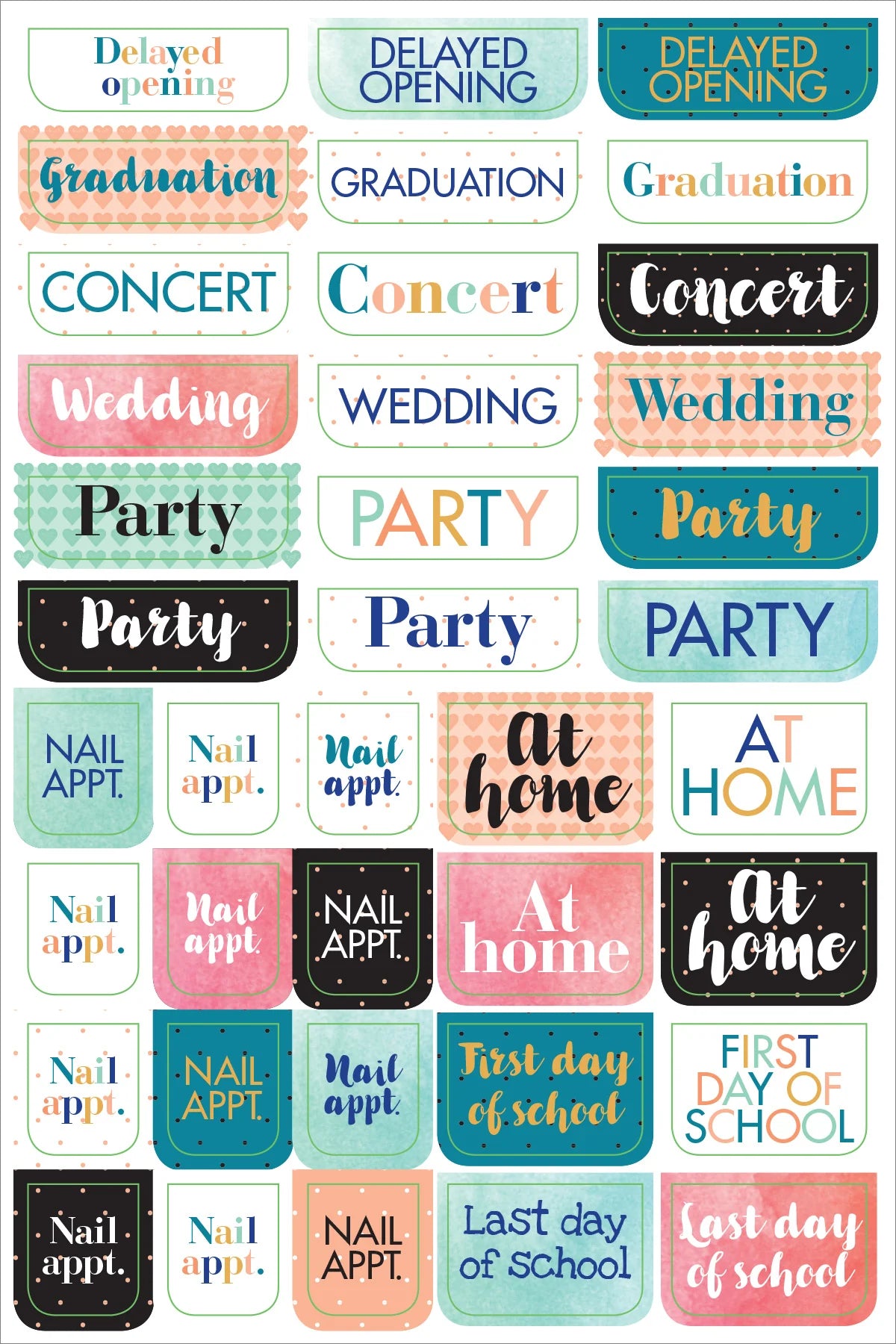 Mom's Planner Stickers