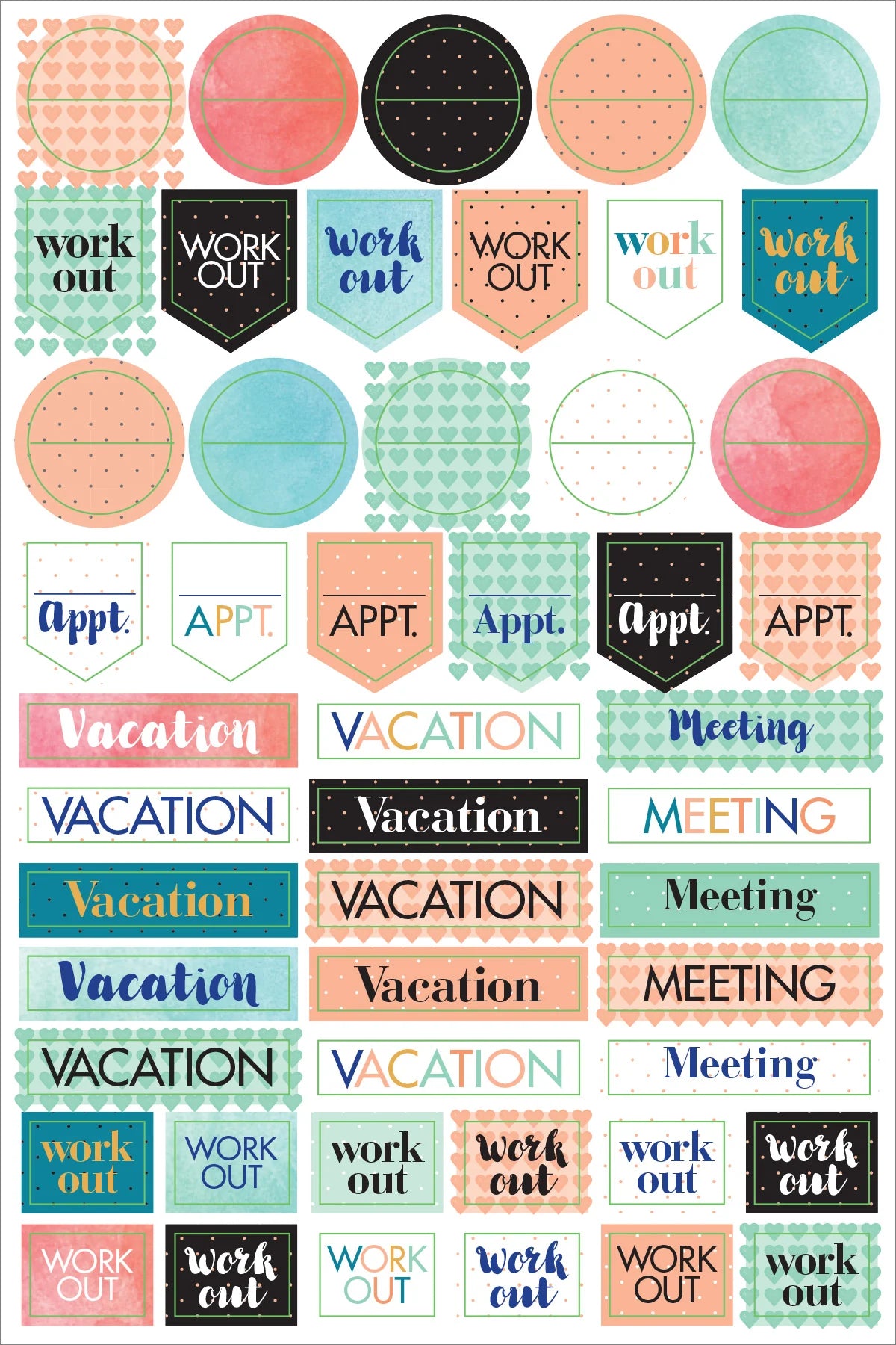 Mom's Planner Stickers