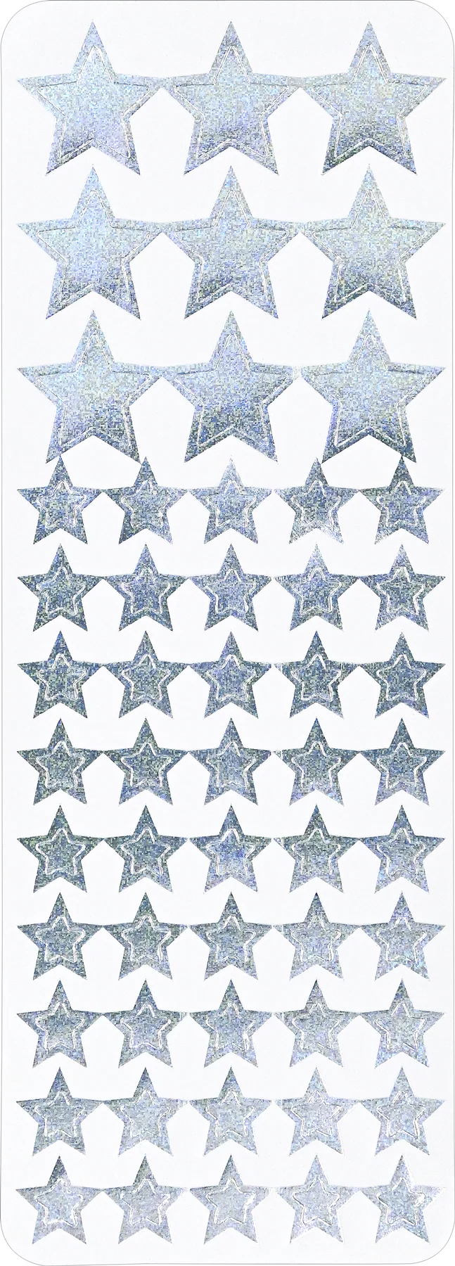 Color Foil Stars Sticker Set
