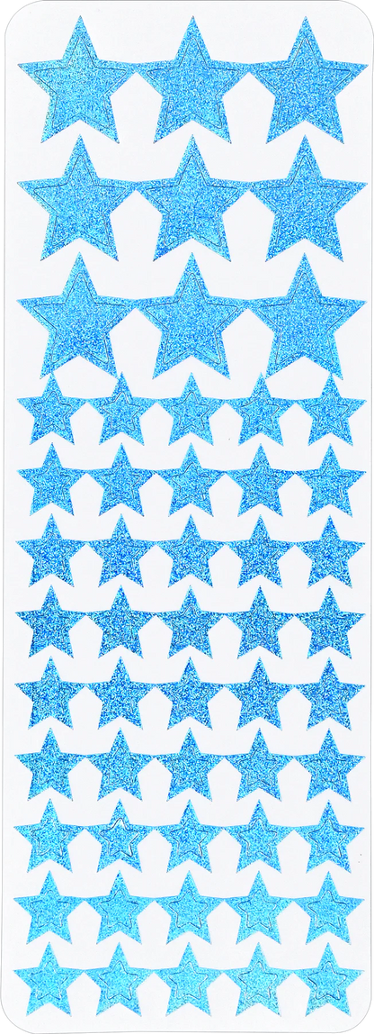 Color Foil Stars Sticker Set