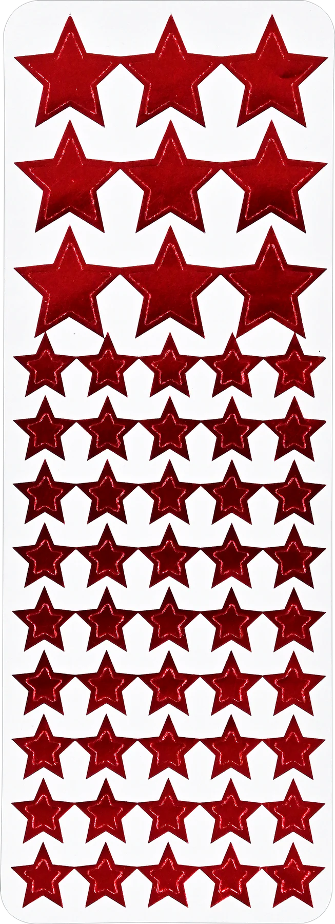 Color Foil Stars Sticker Set