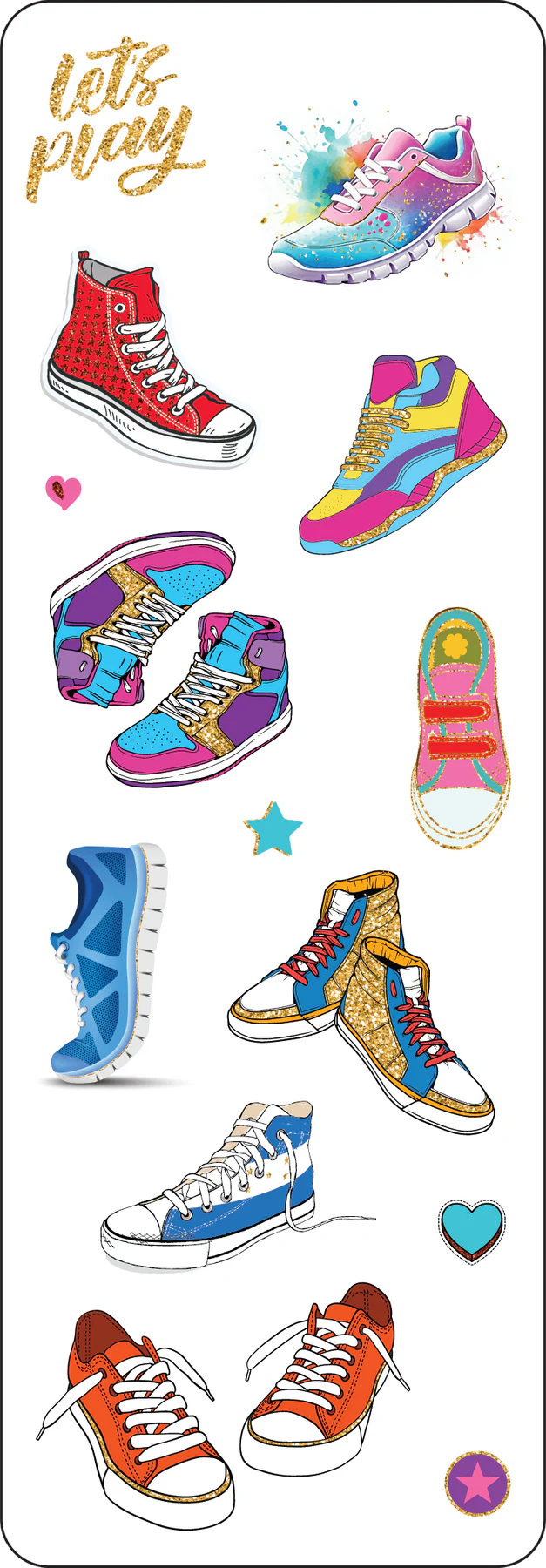 Sticker Sporty Shoes