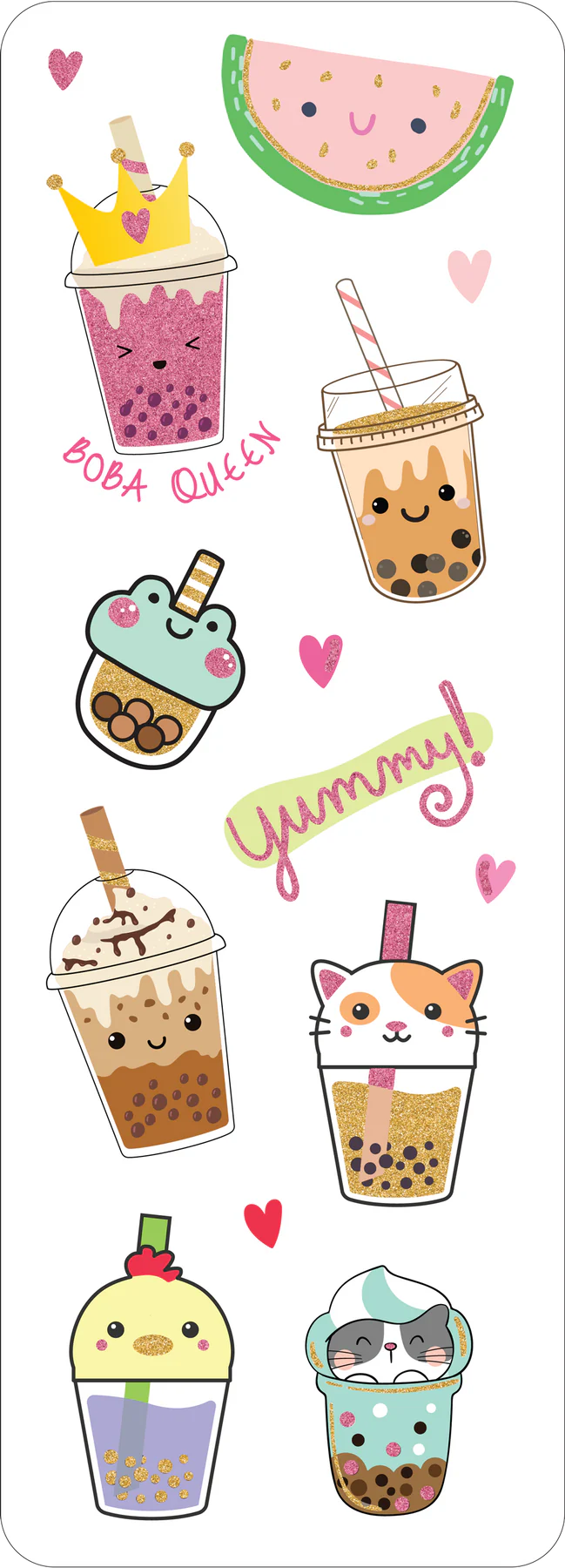 Bubble Tea Sticker Set