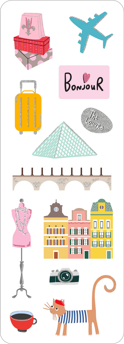 Paris Sticker Set