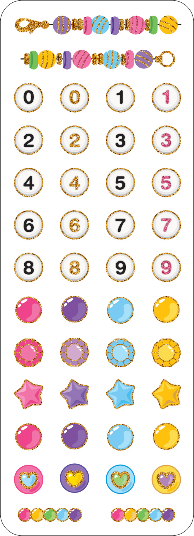 Friendship Bracelets Sticker Set