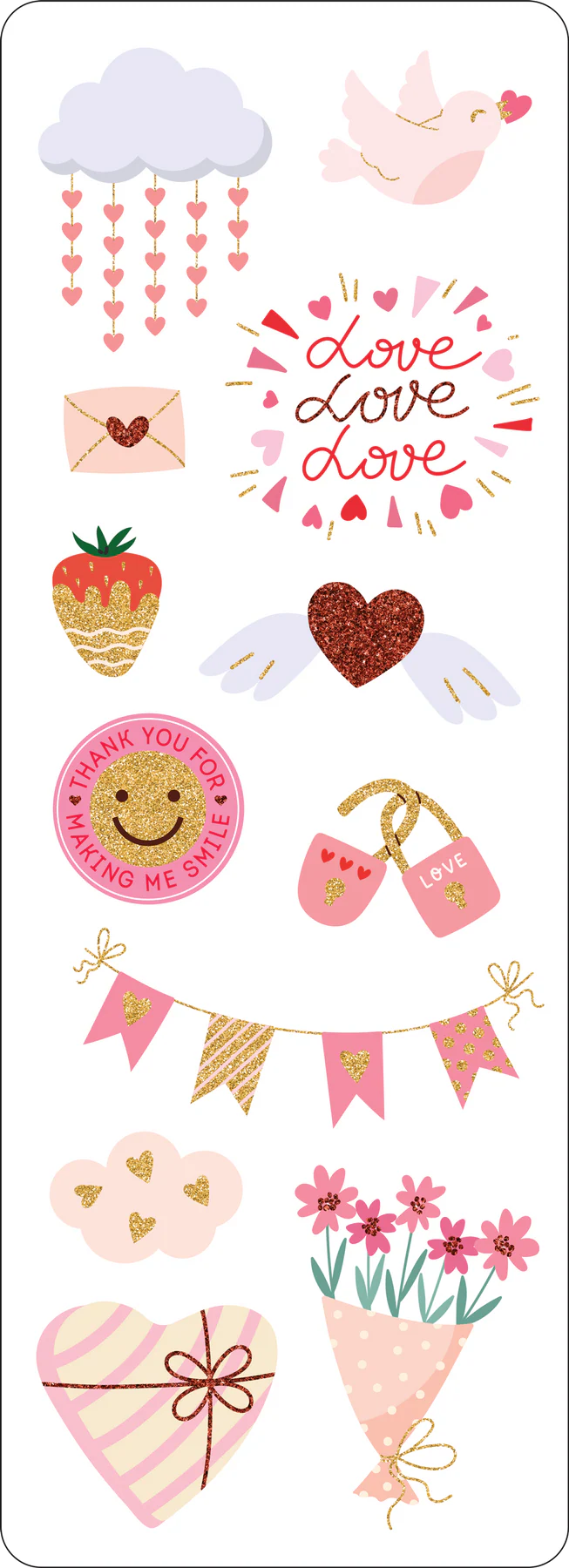 Sweet Valentines Sticker Set