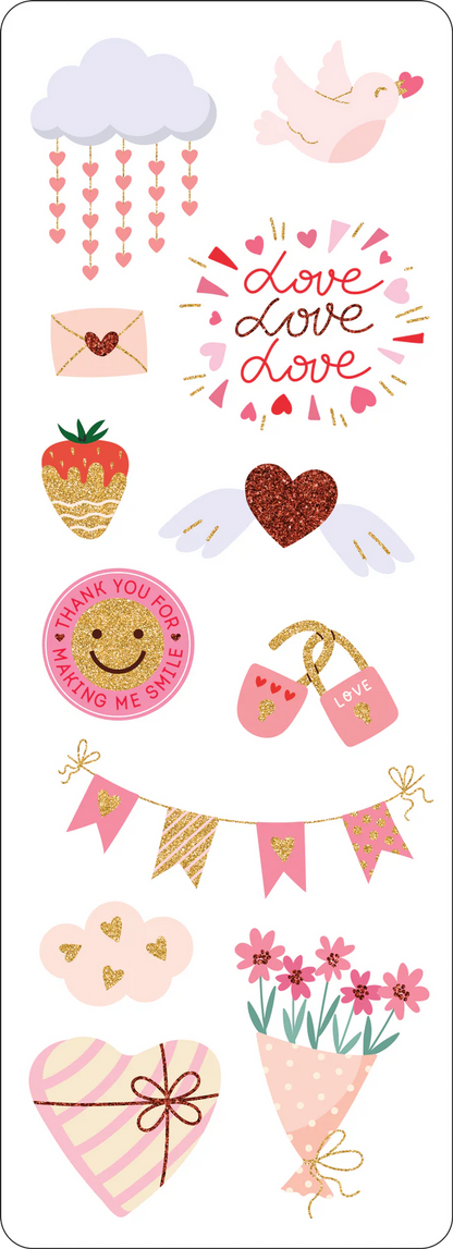 Sweet Valentines Sticker Set