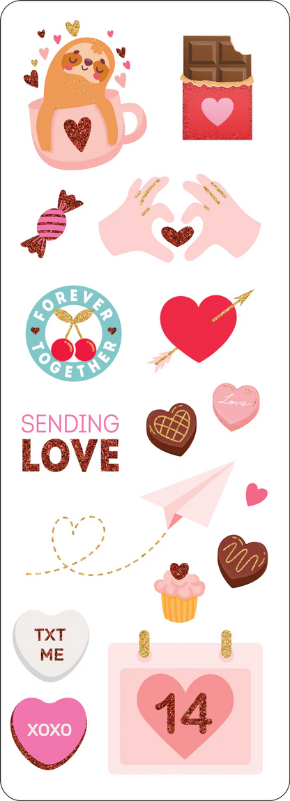 Sweet Valentines Sticker Set