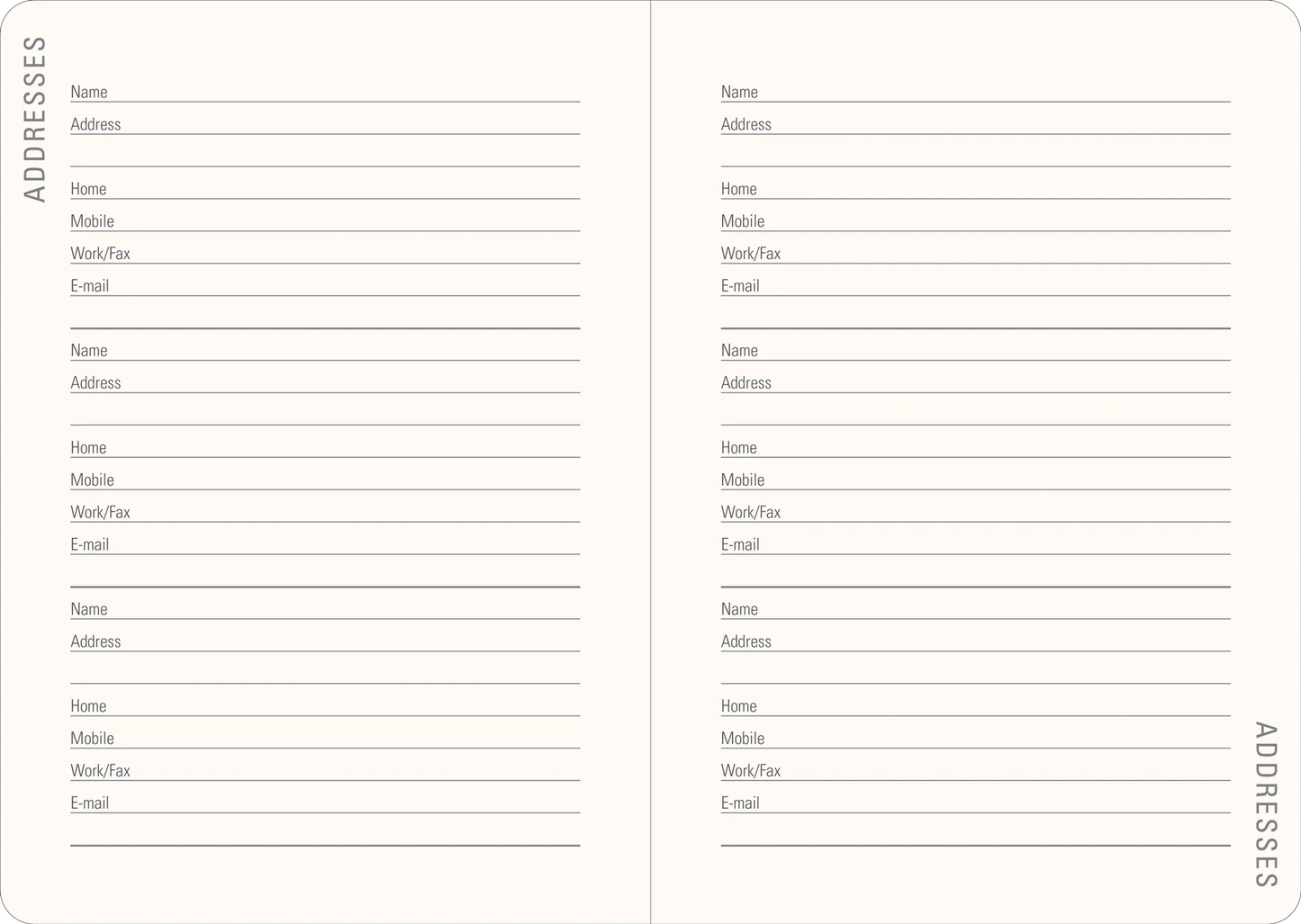 2027 Mushrooms Weekly Planner