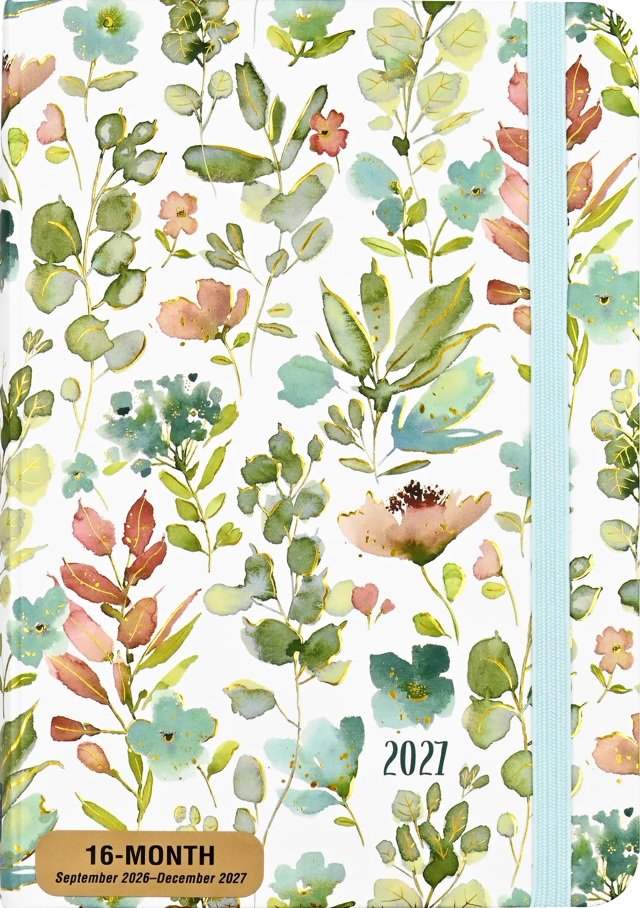 2027 Floral Watercolour Weekly Planner