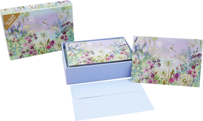 Dragonflies & Dandelions Blank Note Cards
