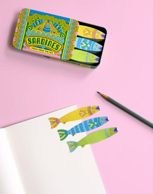 Sardines Fishy Sticky Notes