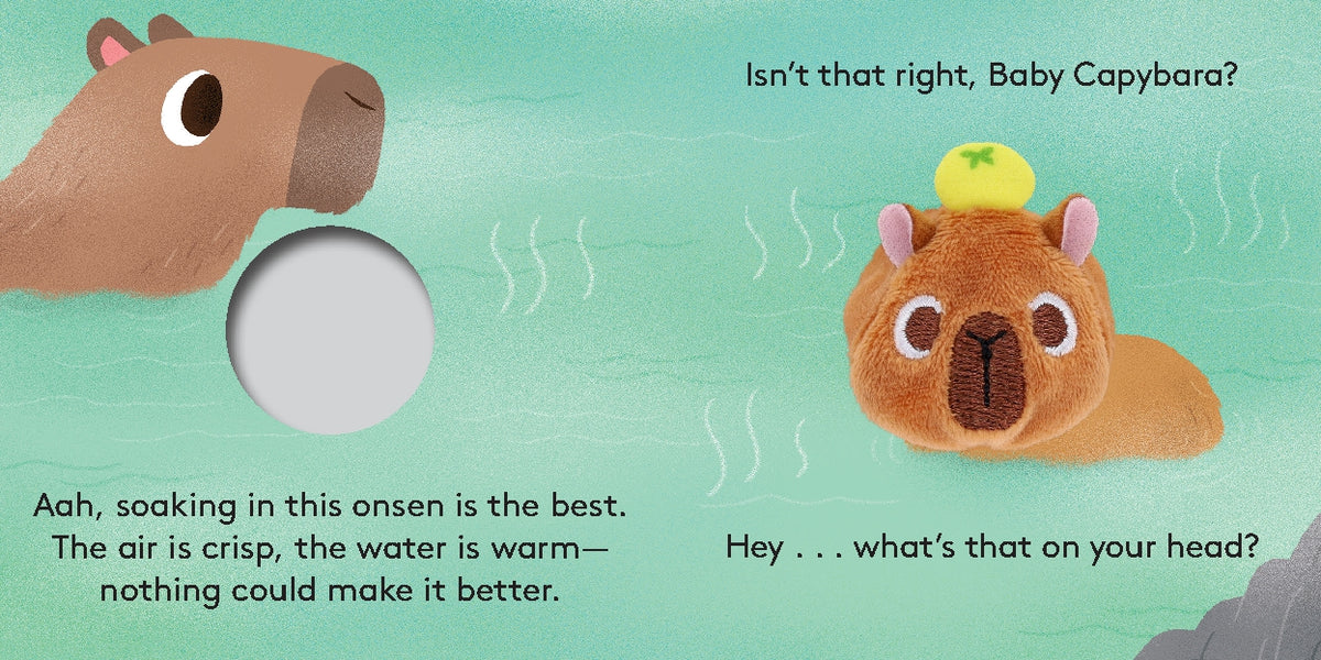 Baby Capybara Finger Puppet Book