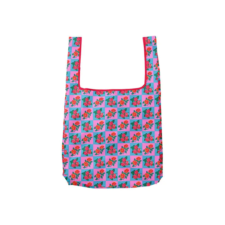 Charming Florals Foldable Nylon Tote