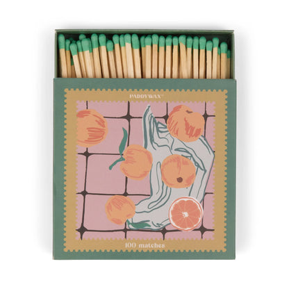 Jumbo Boxed Matches Oranges